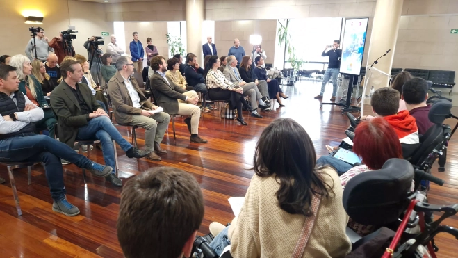 Presentación de la 13 Marcha Aspace Huesca. Foto Myriam Martínez