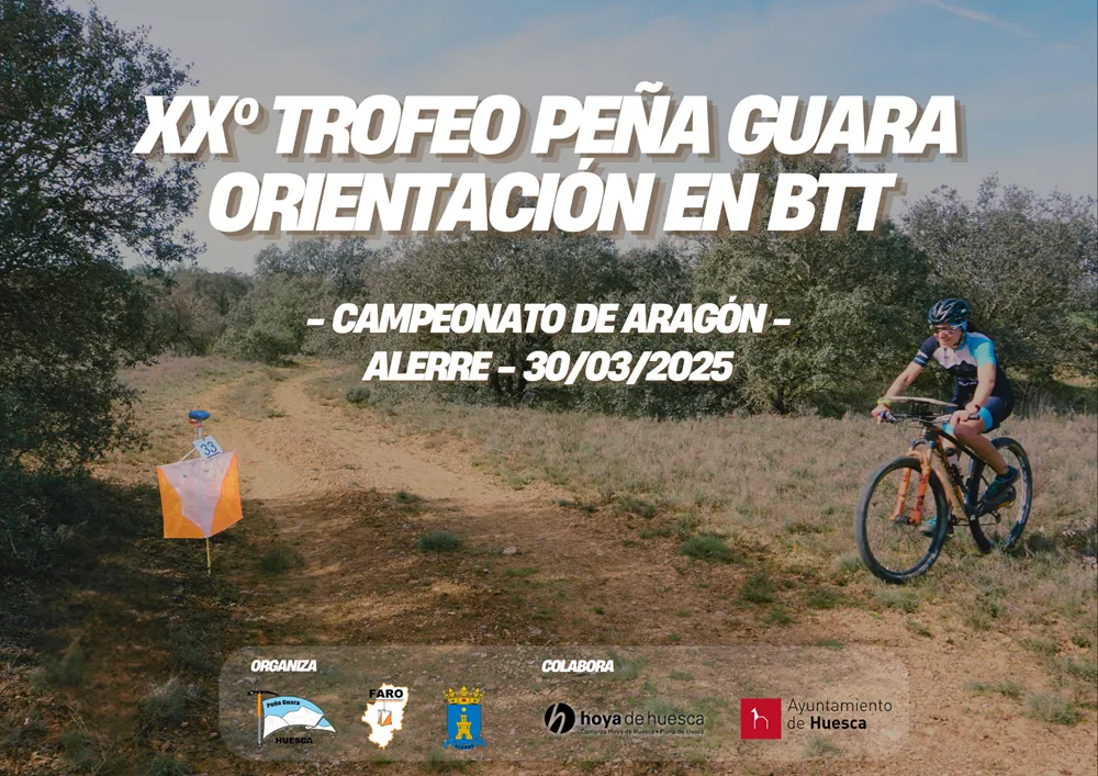 Cartel de la prueba.