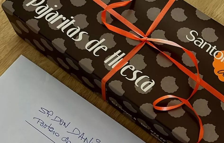 Las pajaritas que ha regalado Vicente Soler a Dani Jiménez