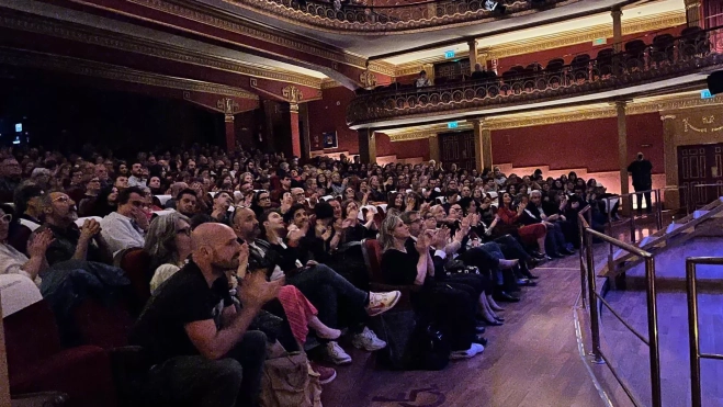 El Teatro Olimpia, lleno para la celebración de la gala. Foto Mercedes Manterola
