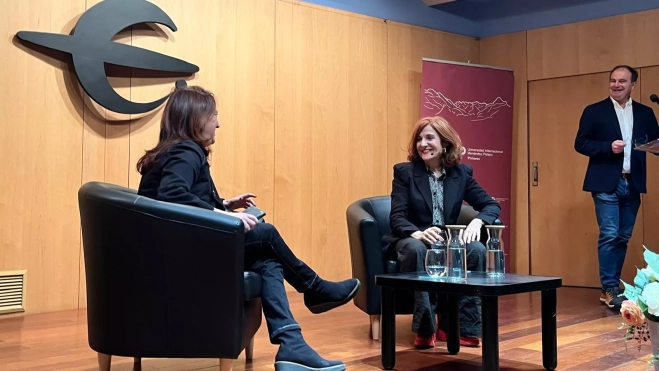 Alfredo Serreta, director de la UIMP Pirineos, realizó la presentación del acto. Alfredo Serreta, director de la UIMP Pirineos, realizó la presentación del acto.