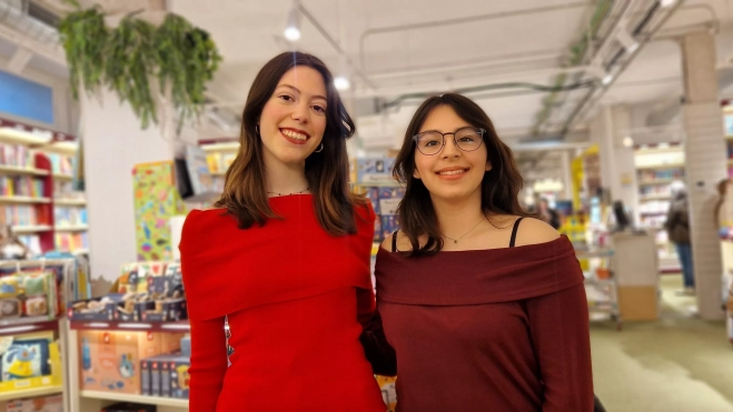 Celia Lorán y Claudia Yupton. Foto Myriam Martínez Celia Lorán y Claudia Yupton. Foto Myriam Martínez
