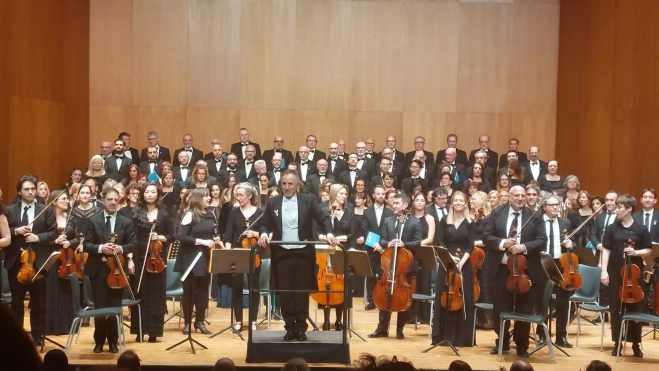 Ricardo Casero saluda al público Ricardo Casero saluda al público