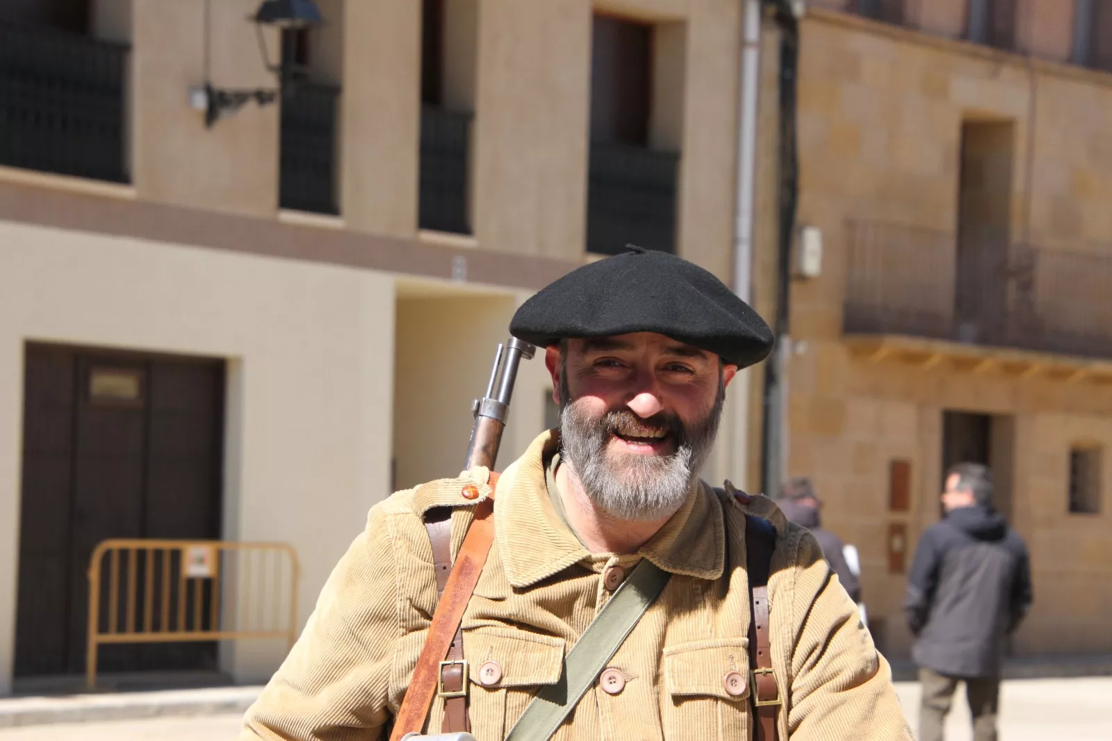 Recreación histórica en Siétamo. Foto Carlos Neofato