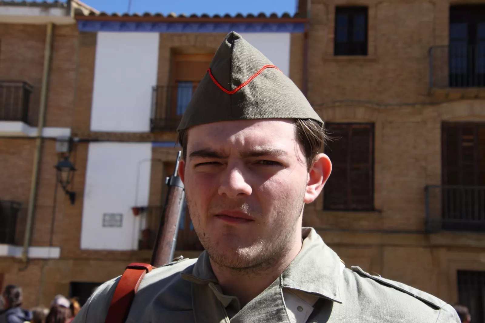 Recreación histórica en Siétamo. Foto Carlos Neofato