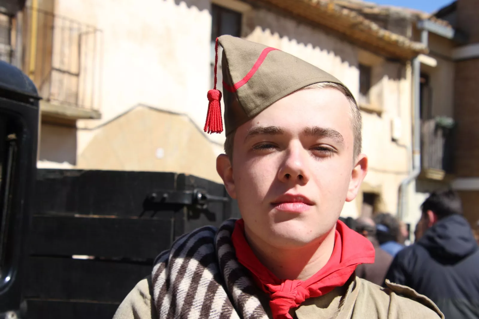 Recreación histórica en Siétamo. Foto Carlos Neofato