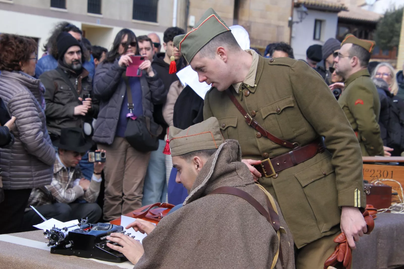 Recreación histórica en Siétamo. Foto Carlos Neofato