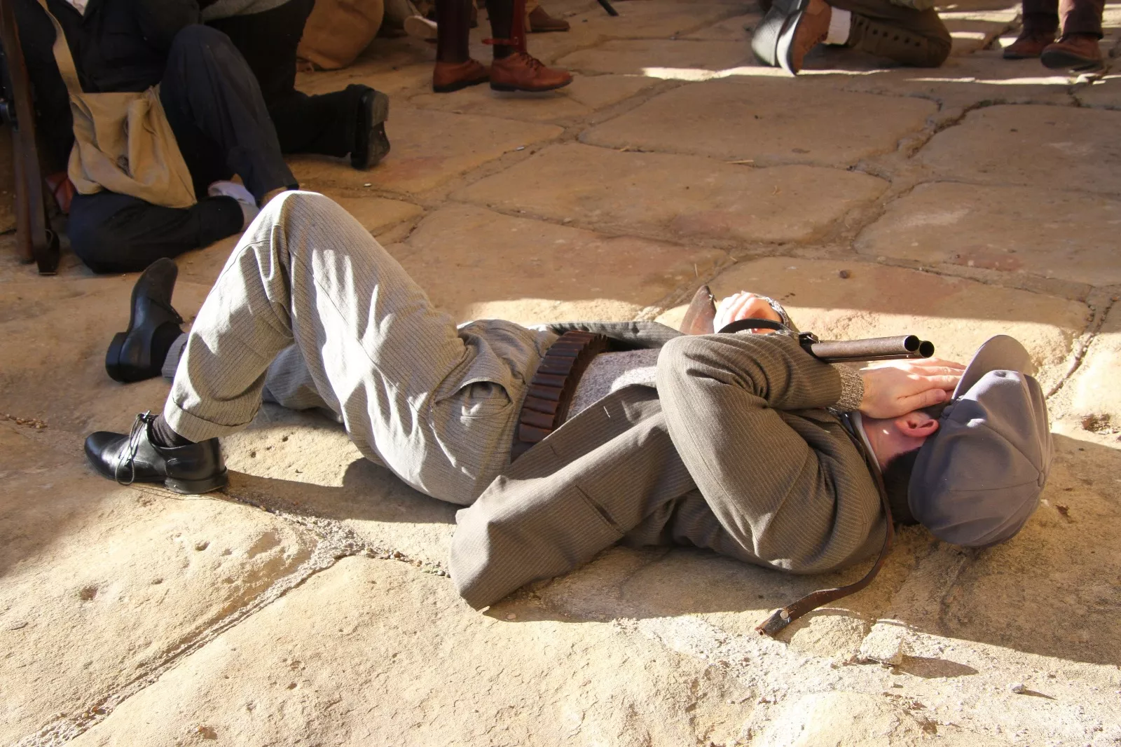 Recreación histórica en Siétamo. Foto Carlos Neofato