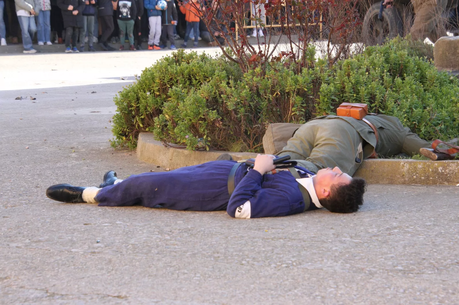 Recreación histórica en Siétamo. Foto Carlos Neofato