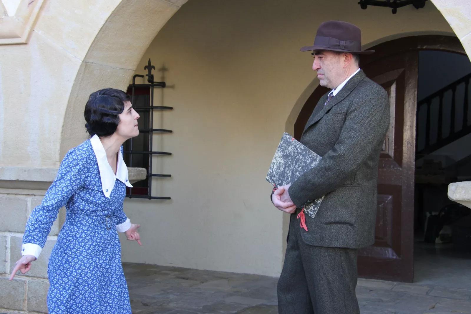 Recreación histórica en Siétamo. Foto Carlos Neofato