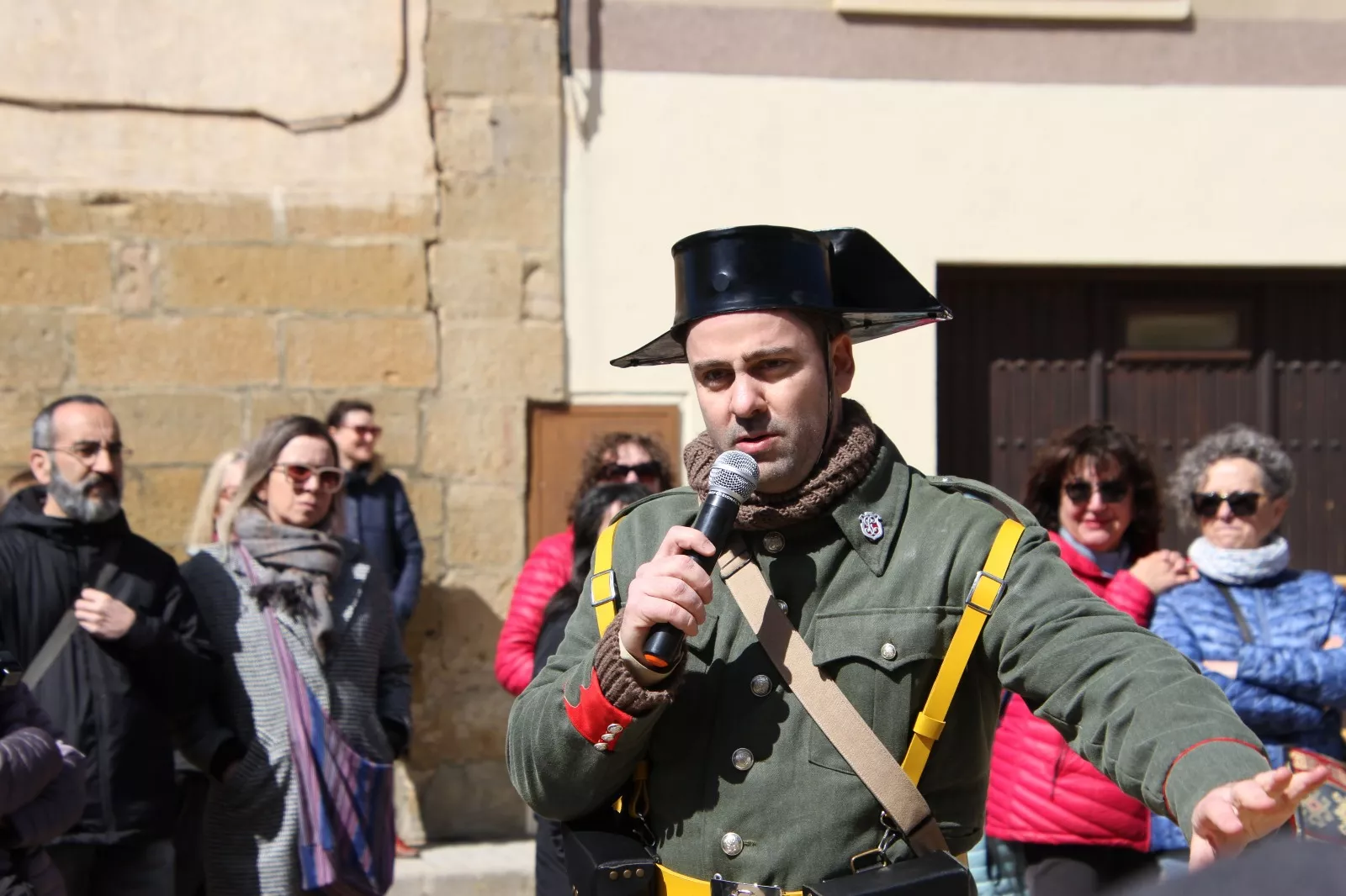 Recreación histórica en Siétamo. Foto Carlos Neofato