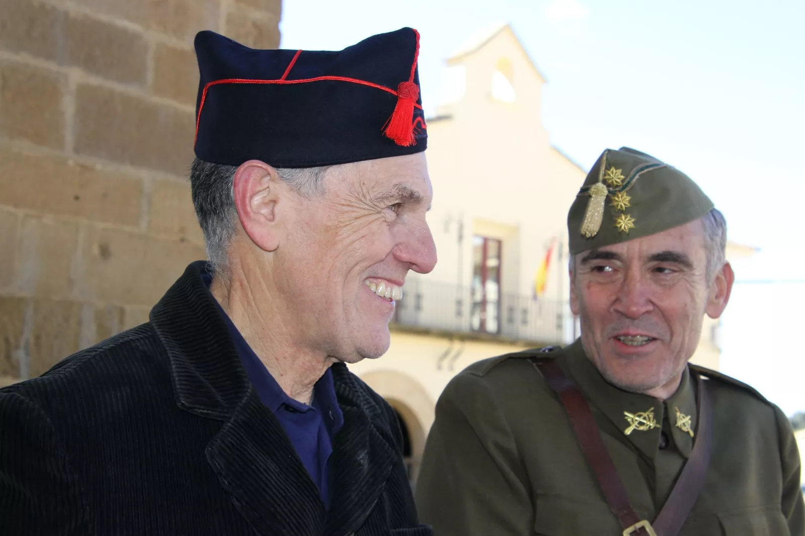 Recreación histórica en Siétamo. Foto Carlos Neofato
