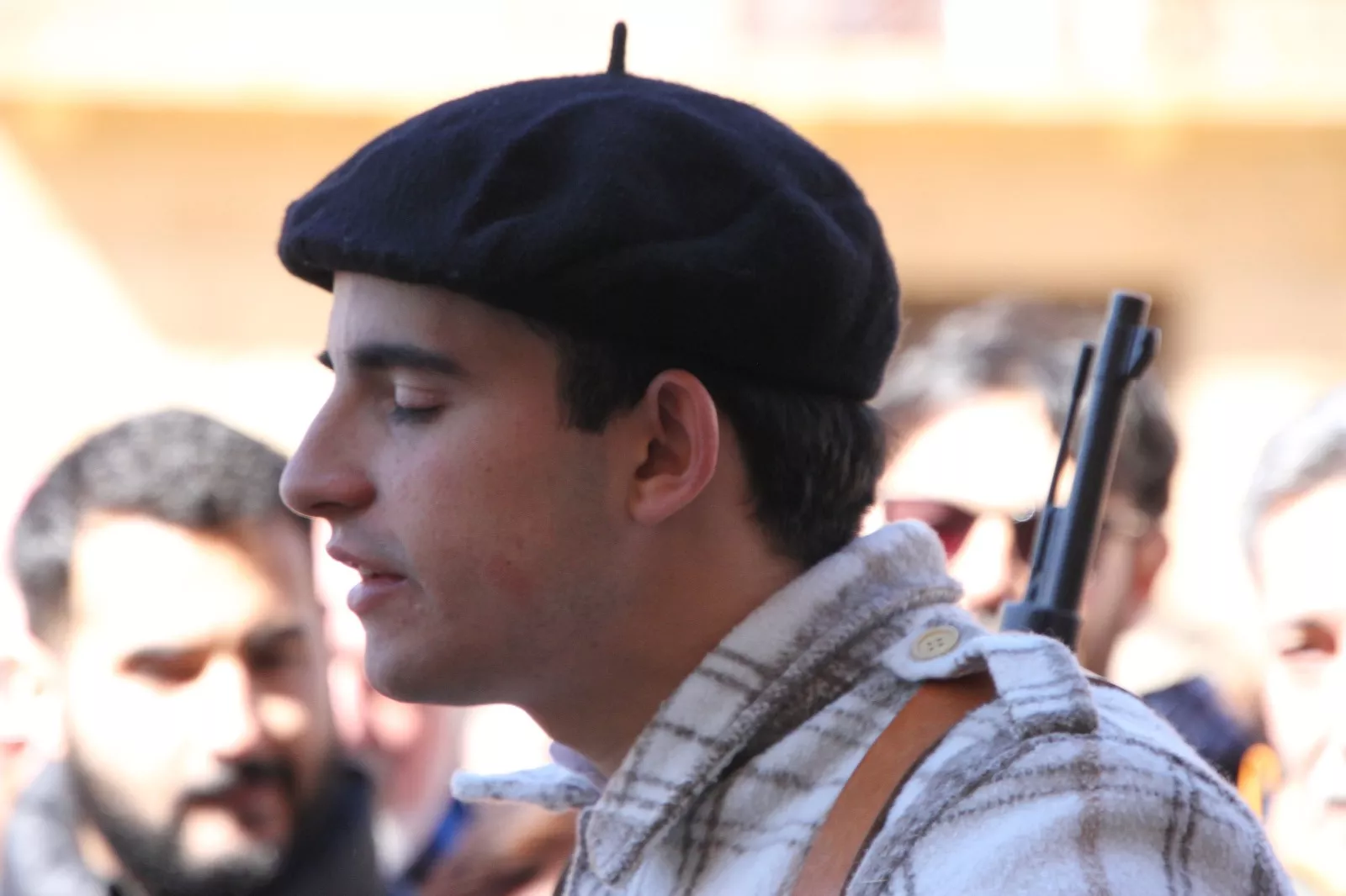 Recreación histórica en Siétamo. Foto Carlos Neofato