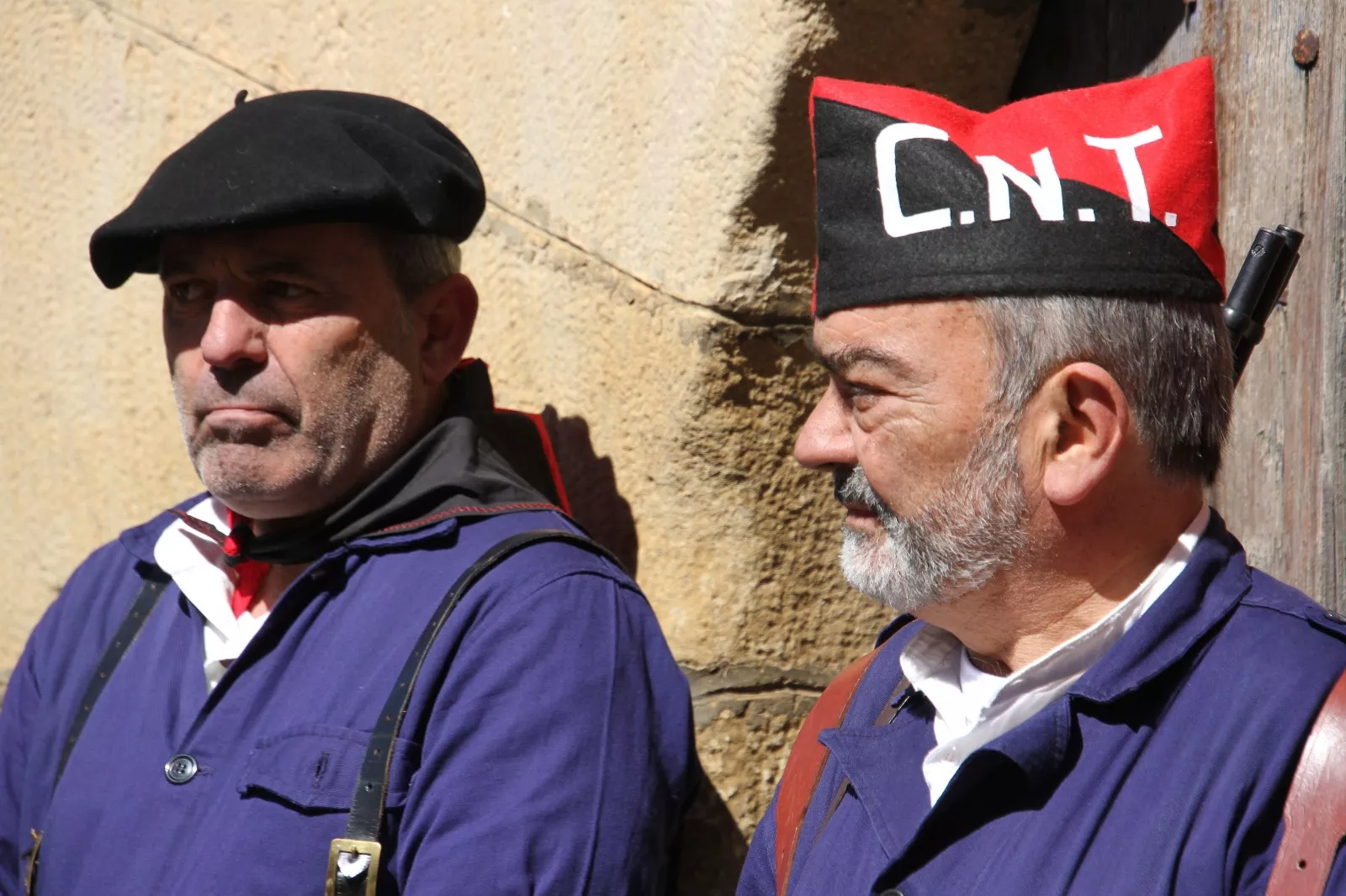Recreación histórica en Siétamo. Foto Carlos Neofato