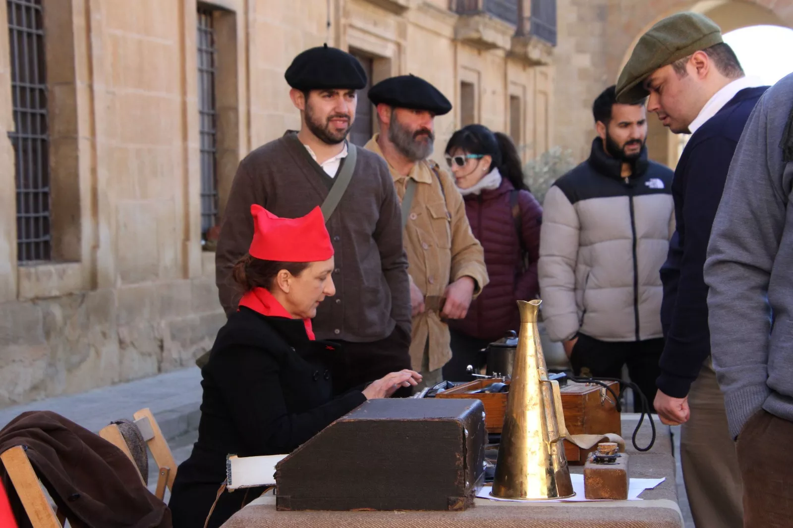 Recreación histórica en Siétamo. Foto Carlos Neofato