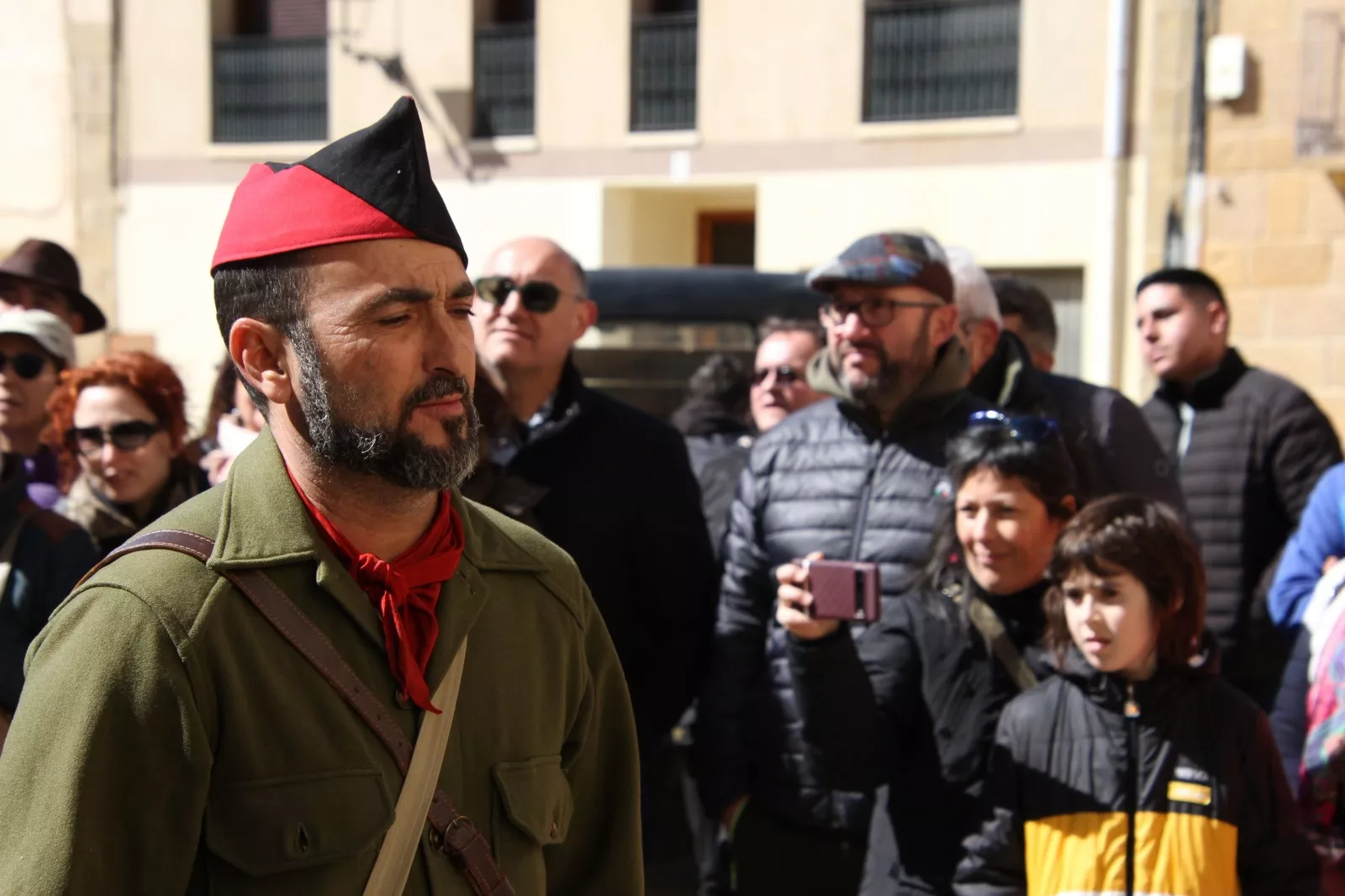 Recreación histórica en Siétamo. Foto Carlos Neofato