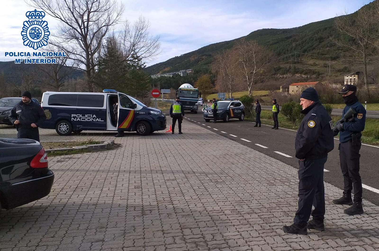 Punto aduanero en Canfranc