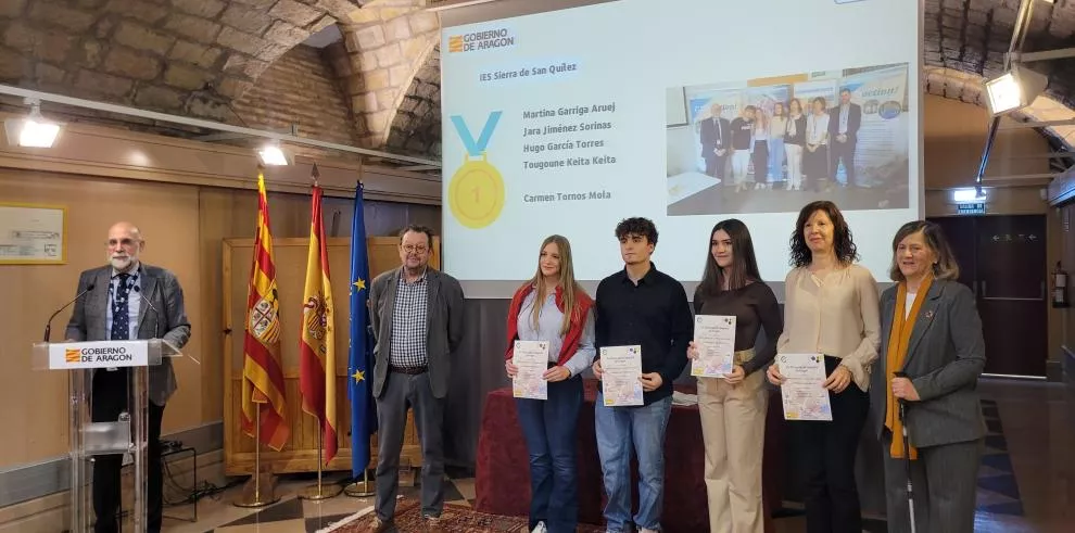 El IES Sierra de San Quílez ha sido el ganador en la modalidad de centros.
