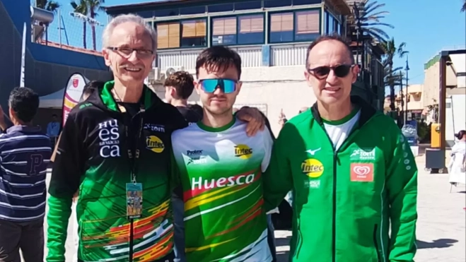 Ángel Ruata con Dani y Juanma de Lucas. Ángel Ruata con Dani y Juanma de Lucas.