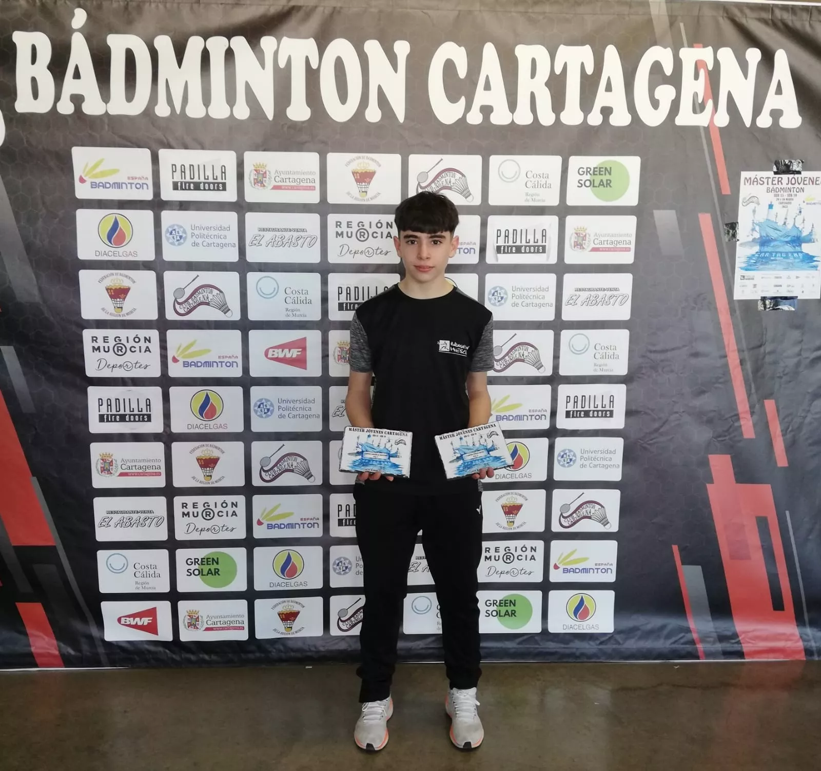 Hugo Gállego, doble campeón Sub-15