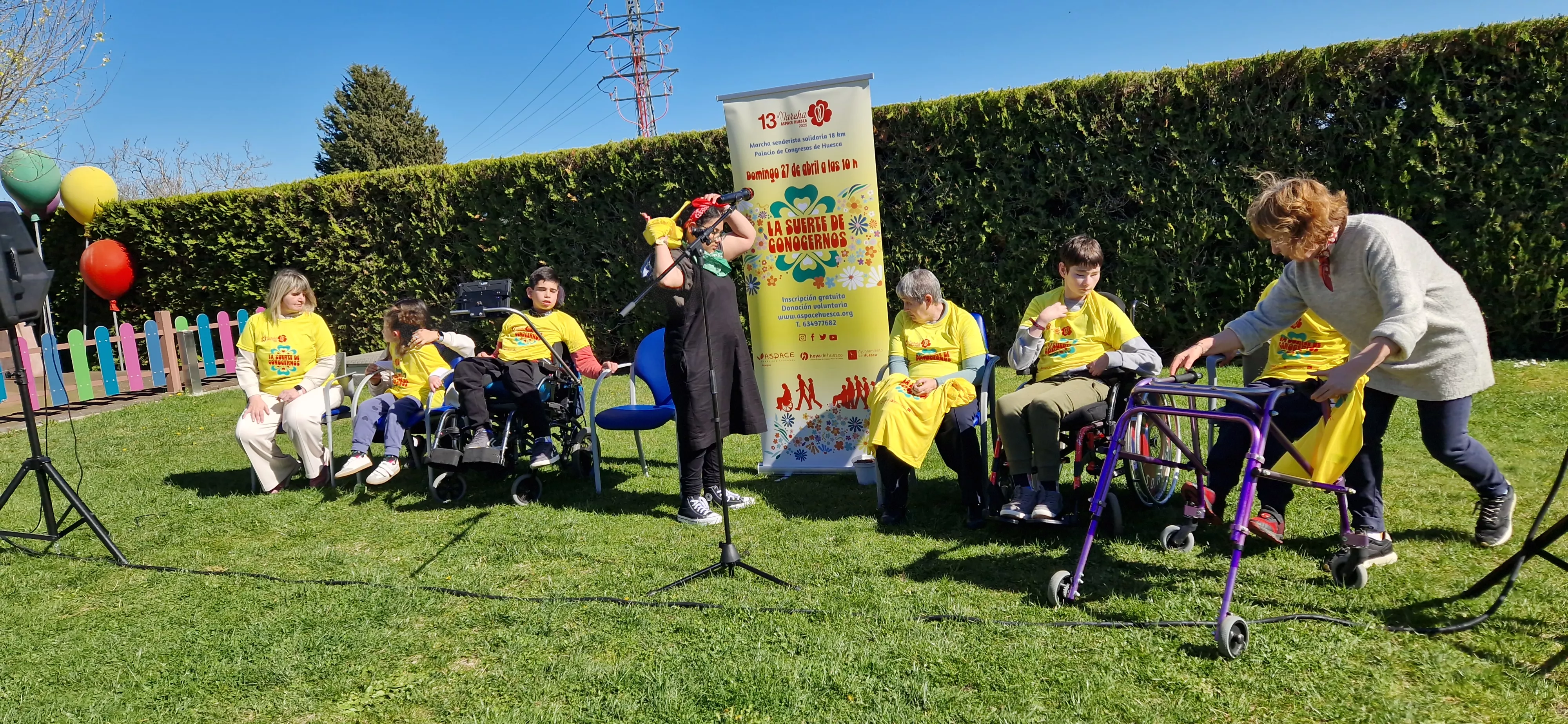 Se presenta la camiseta de la 13ª Marcha Aspace Huesca. Foto Myriam Martínez
