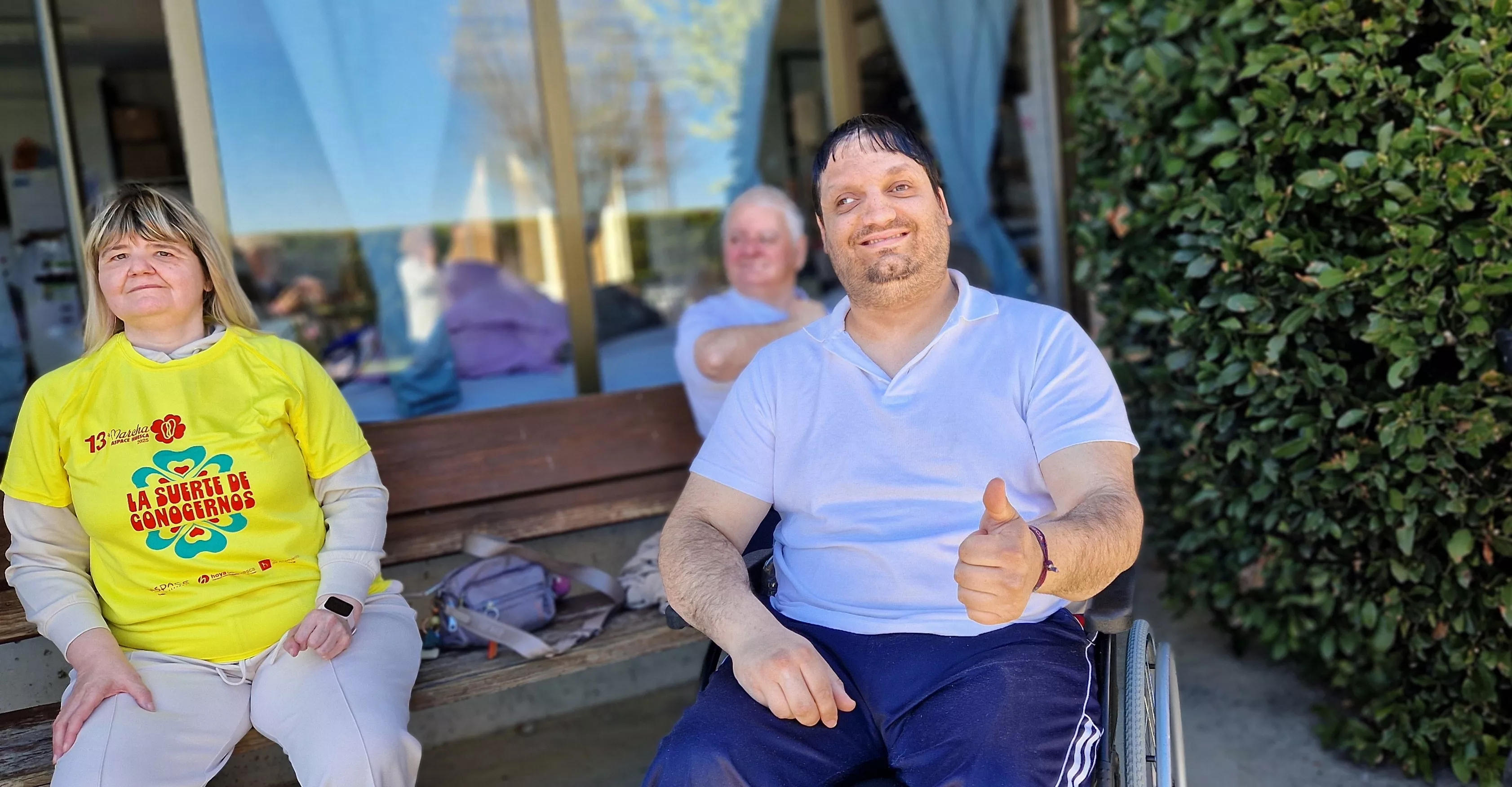 Se presenta la camiseta de la 13ª Marcha Aspace Huesca. Foto Myriam Martínez