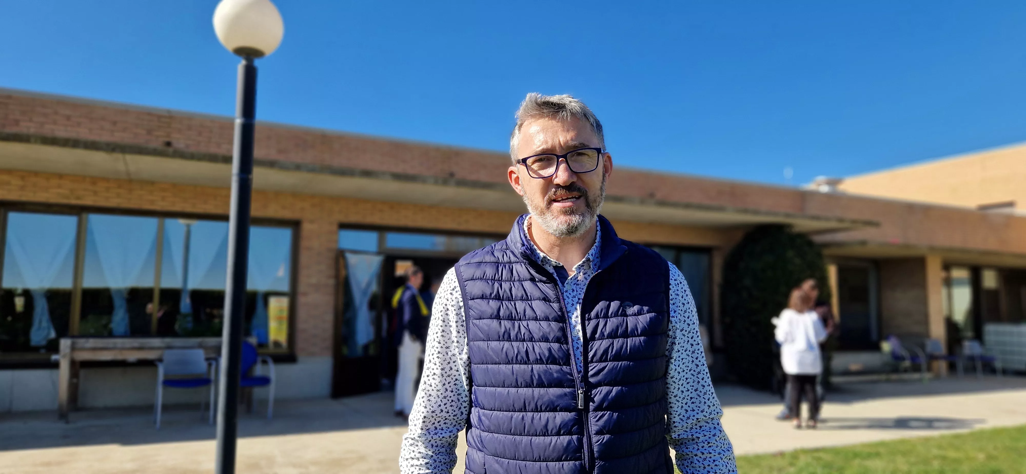 Anselmo Lalueza, presidente de Aspace Huesca. Foto Myriam Martínez