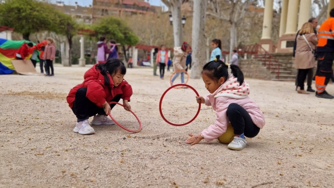 Día del Juego en la calle 2025 en Huesca. Foto Myriam Martínez Día del Juego en la calle 2025 en Huesca. Foto Myriam Martínez