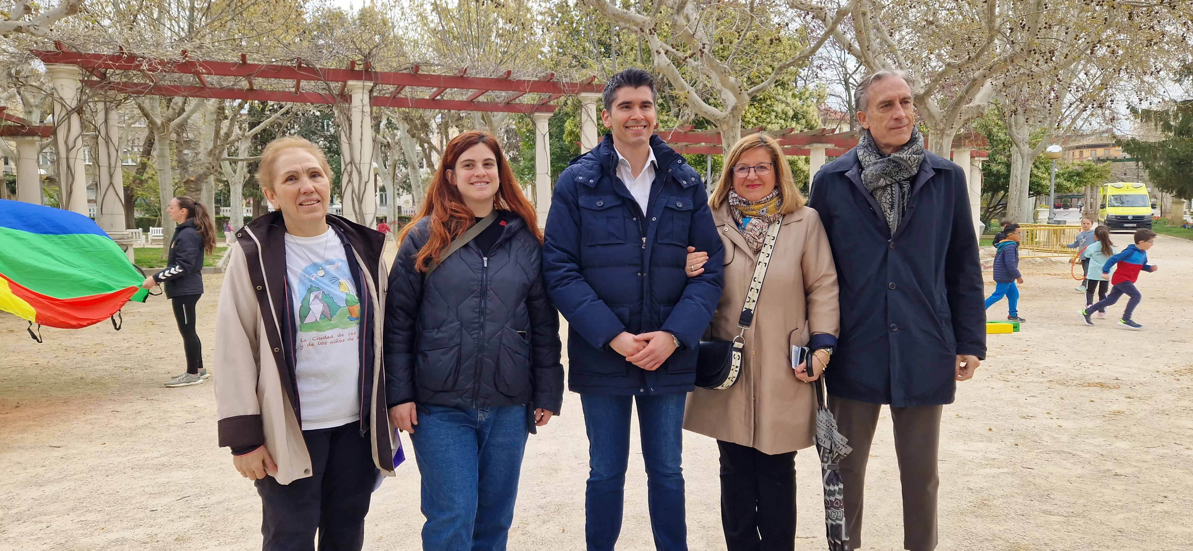 Azucena Lozano, María Chic, Guillermo Gómez, Marta Liesa y Javier Zaragoza. Foto Myriam Martínez
