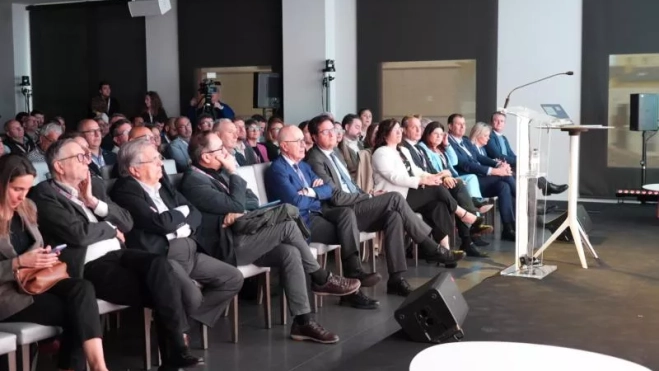 Asistentes al Foro Somos Litera celebrado en Binéfar. Asistentes al Foro Somos Litera celebrado en Binéfar.