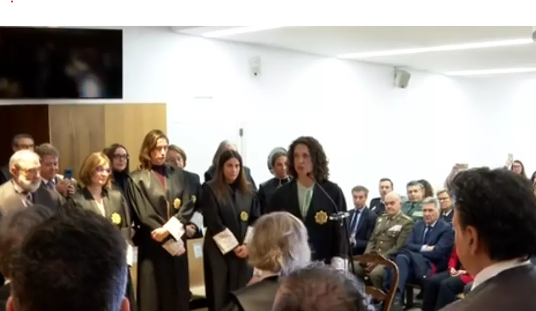 La nueva presidenta de la Audiencia Provincial de Huesca toma posesión de su cargo.