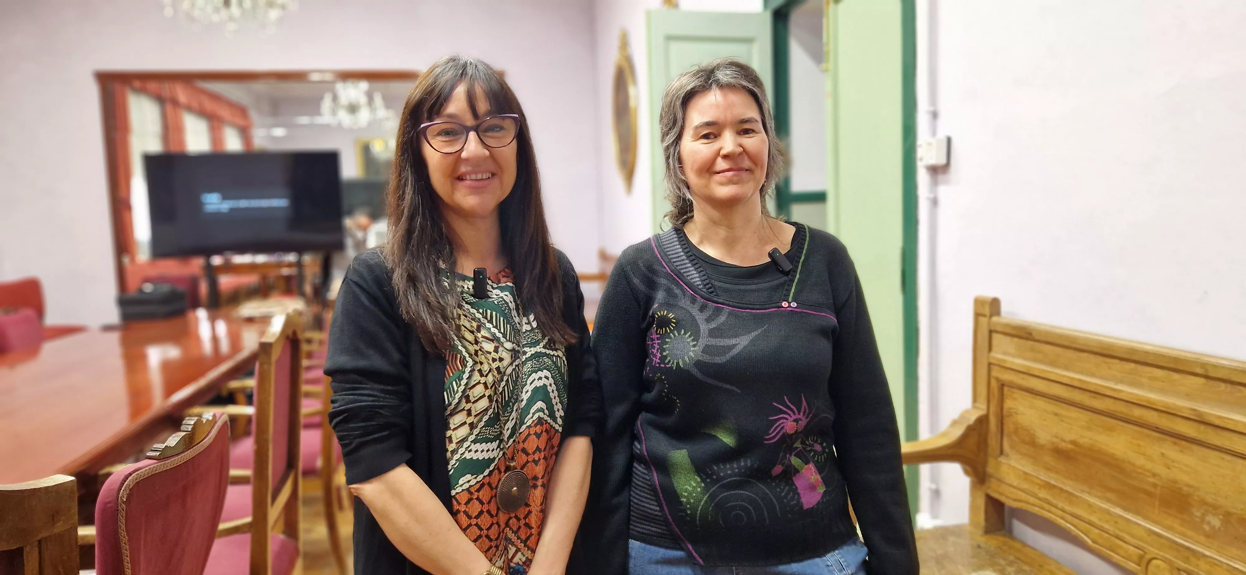 María Costa y María Escartín. Foto Myriam Martínez