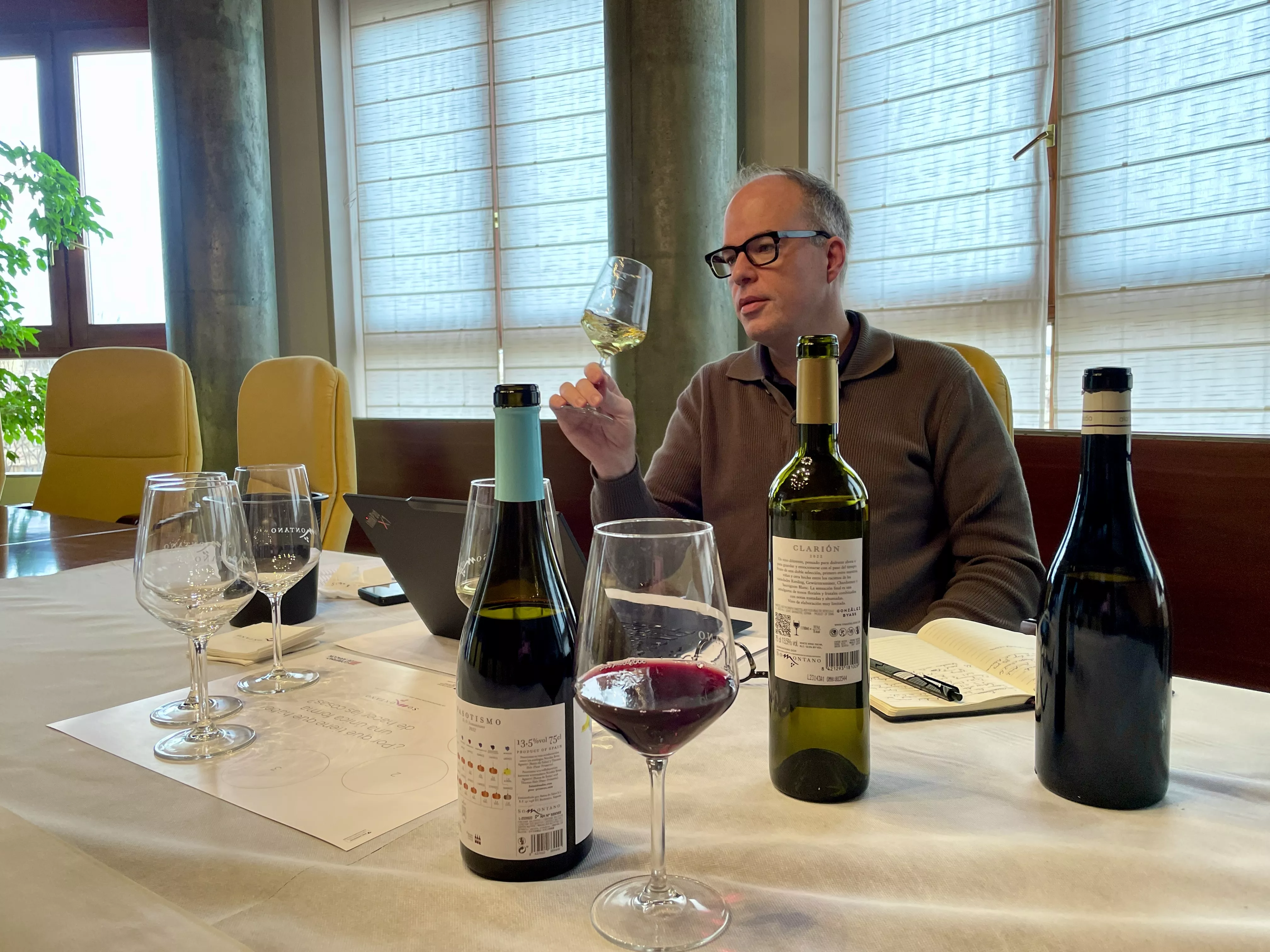 Miquel Hudin en el Somontano