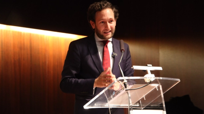 Intervención de Isaac Claver. Foto: Carlos Neofato Intervención de Isaac Claver. Foto: Carlos Neofato