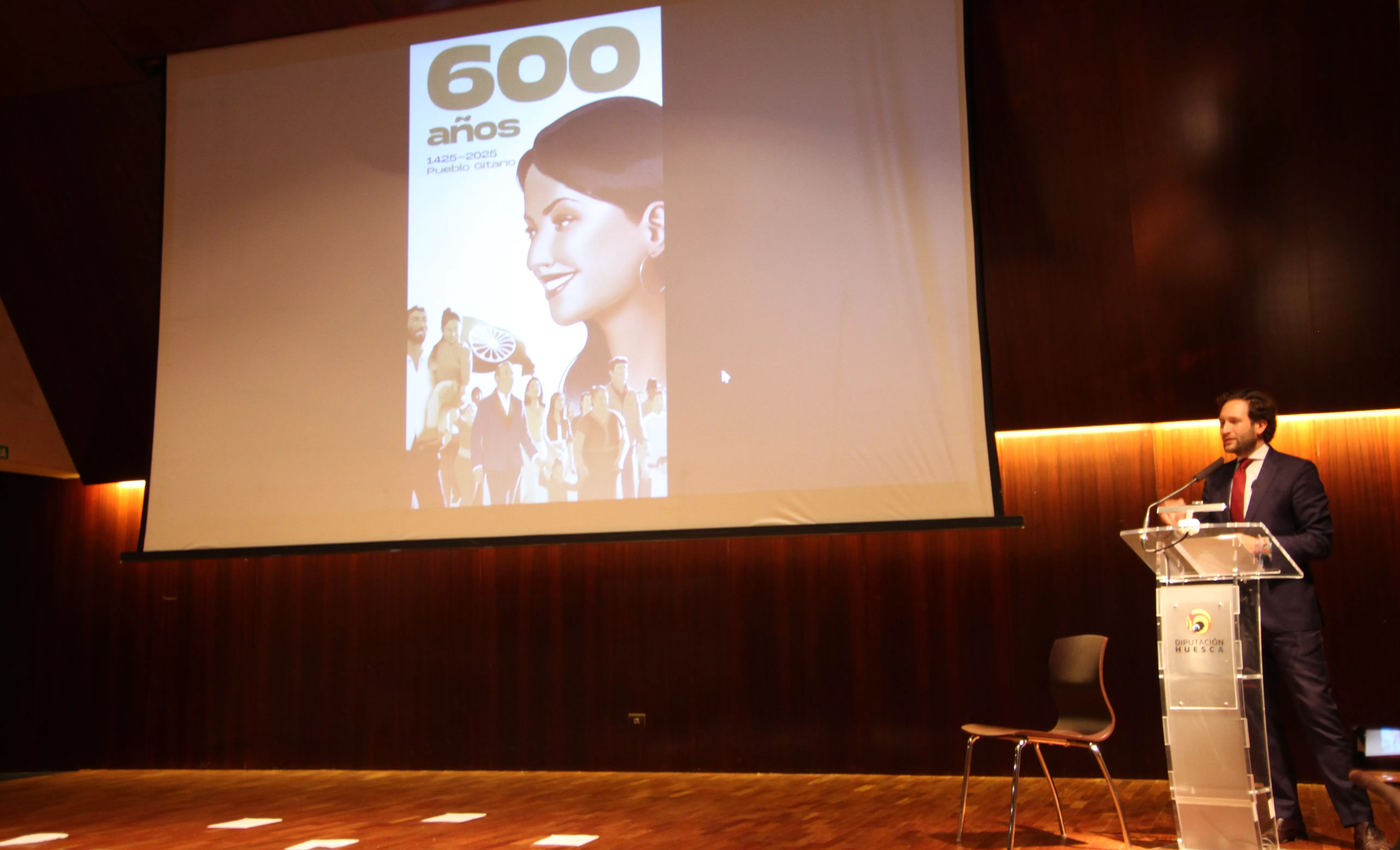 Celebración en Huesca del 600 aniversario de la llegada del pueblo gitano a España. Foto: Carlos Neofato