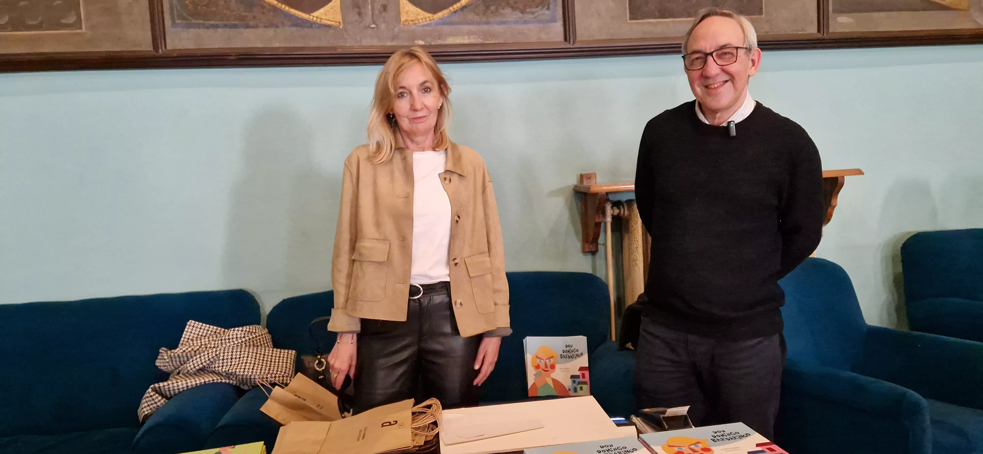 Presentación del álbum ilustrado Don Domingo Bardaringo de Sandra Araguás y Vicky de Sus. Foto Myriam Martínez