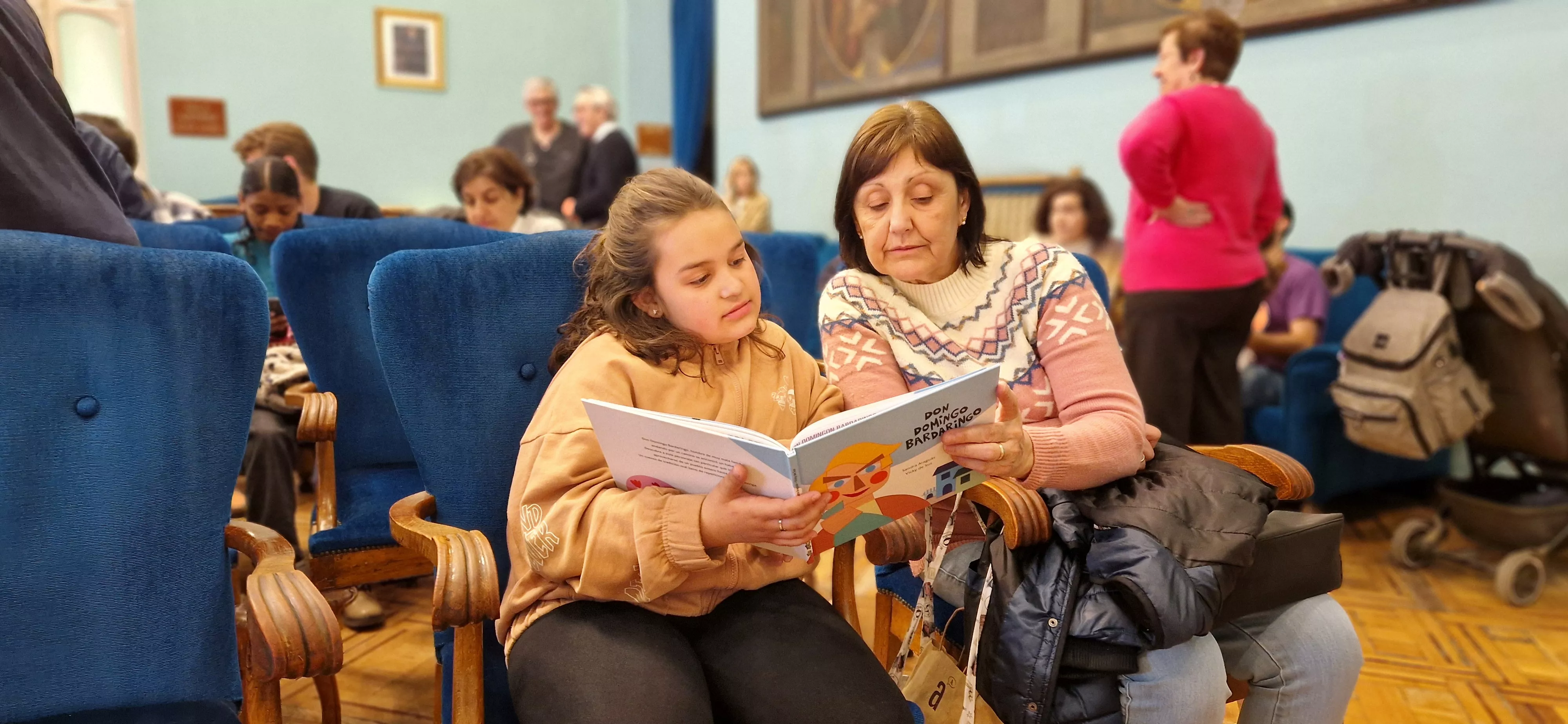 Presentación del álbum ilustrado Don Domingo Bardaringo de Sandra Araguás y Vicky de Sus. Foto Myriam Martínez