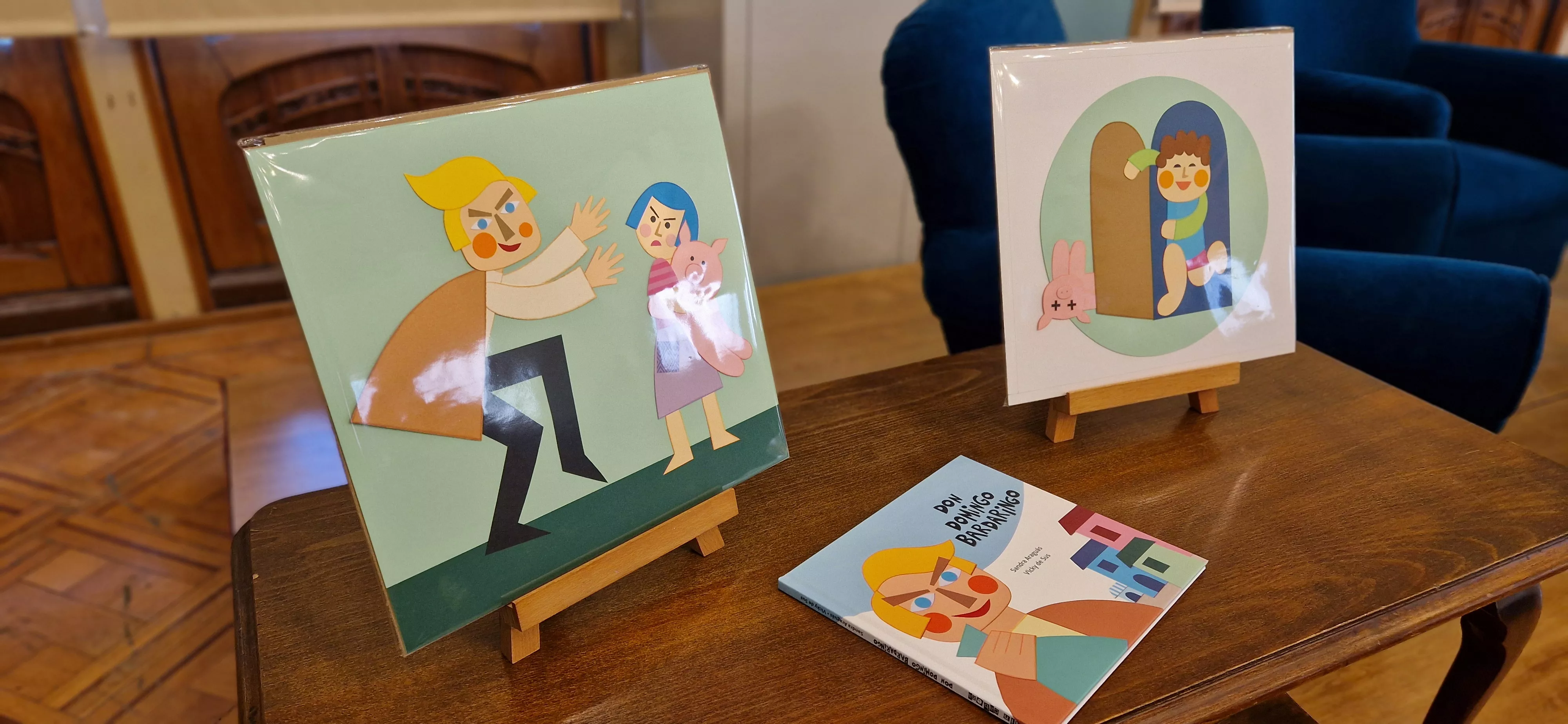 Presentación del álbum ilustrado Don Domingo Bardaringo de Sandra Araguás y Vicky de Sus. Foto Myriam Martínez