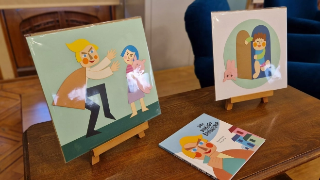 Presentación del álbum ilustrado Don Domingo Bardaringo de Sandra Araguás y Vicky de Sus. Foto Myriam Martínez