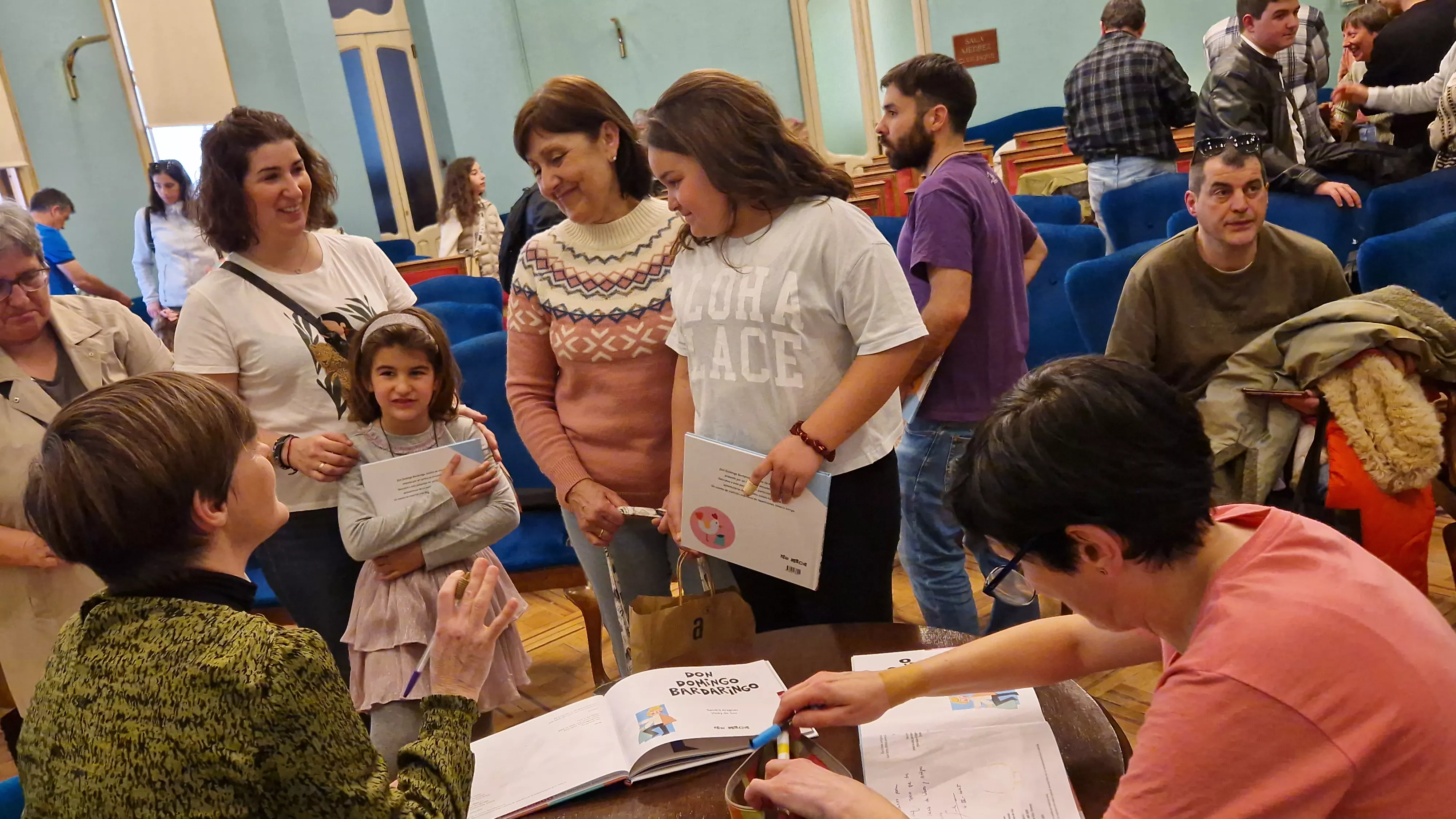 Presentación del álbum ilustrado Don Domingo Bardaringo de Sandra Araguás y Vicky de Sus. Foto Myriam Martínez