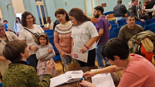 Presentación del álbum ilustrado Don Domingo Bardaringo de Sandra Araguás y Vicky de Sus. Foto Myriam Martínez