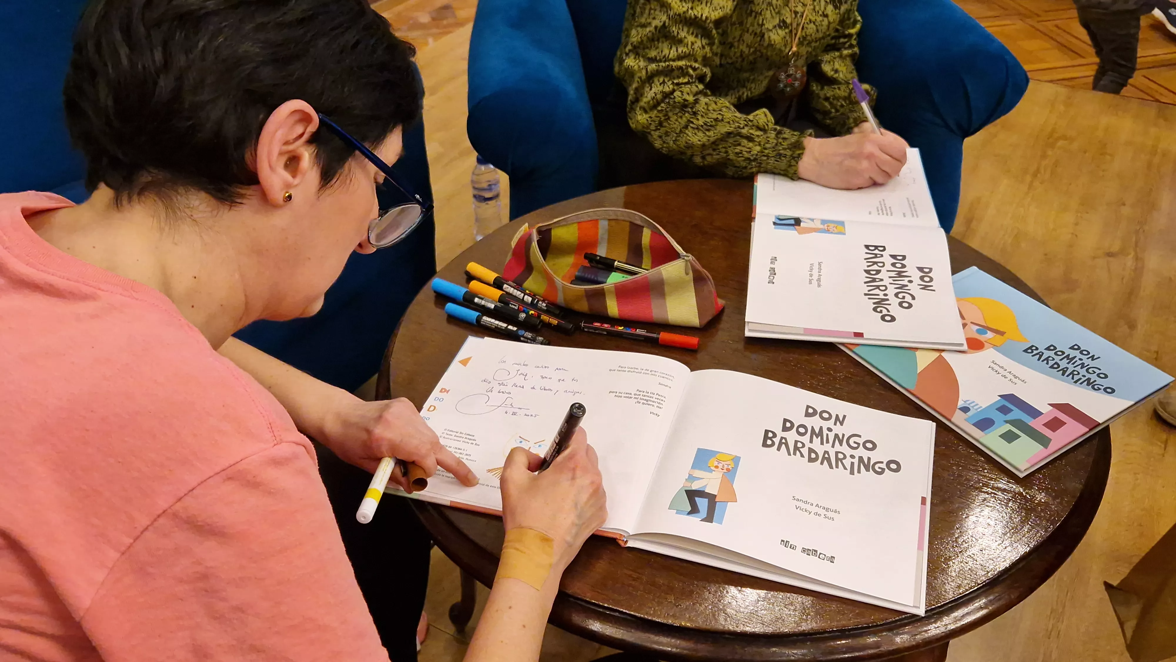 Presentación del álbum ilustrado Don Domingo Bardaringo de Sandra Araguás y Vicky de Sus. Foto Myriam Martínez