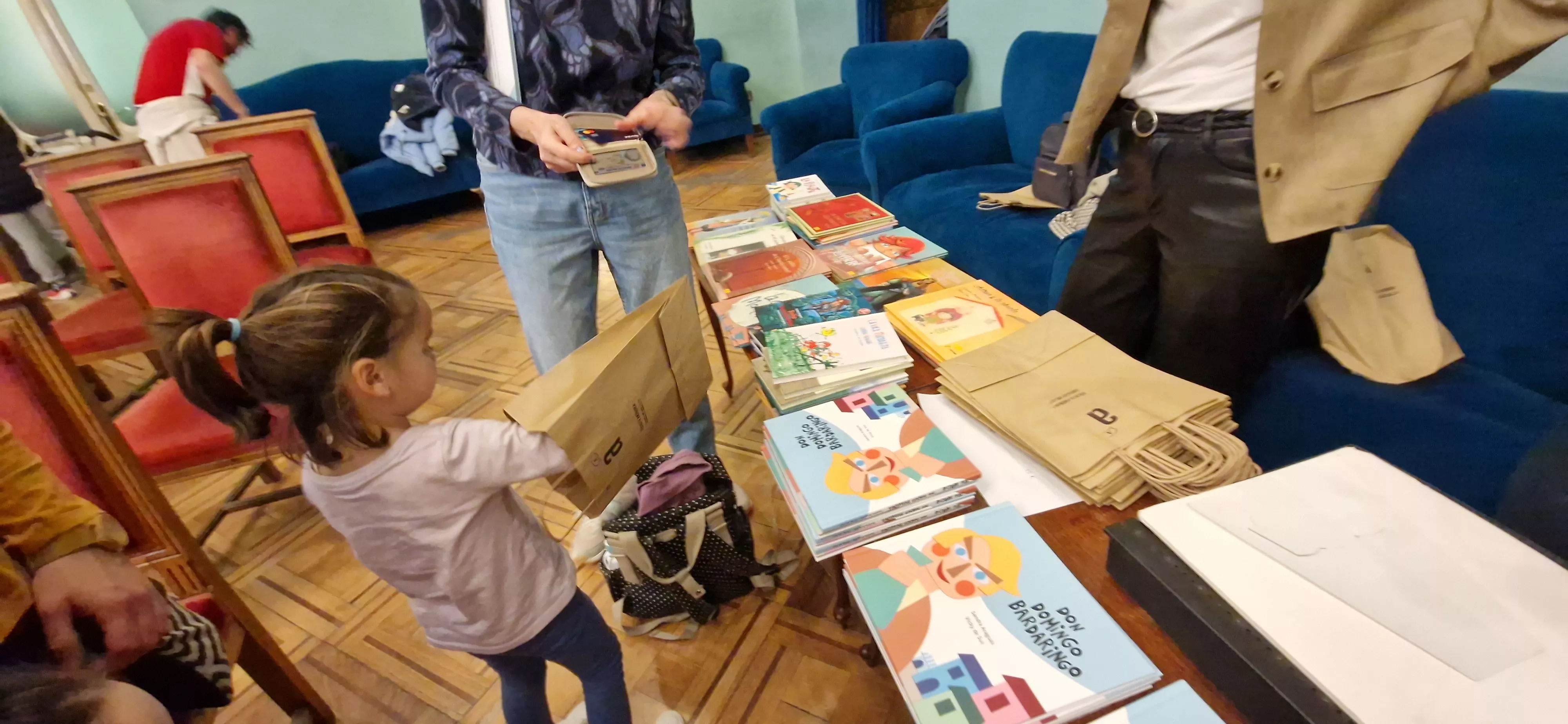 Presentación del álbum ilustrado Don Domingo Bardaringo de Sandra Araguás y Vicky de Sus. Foto Myriam Martínez