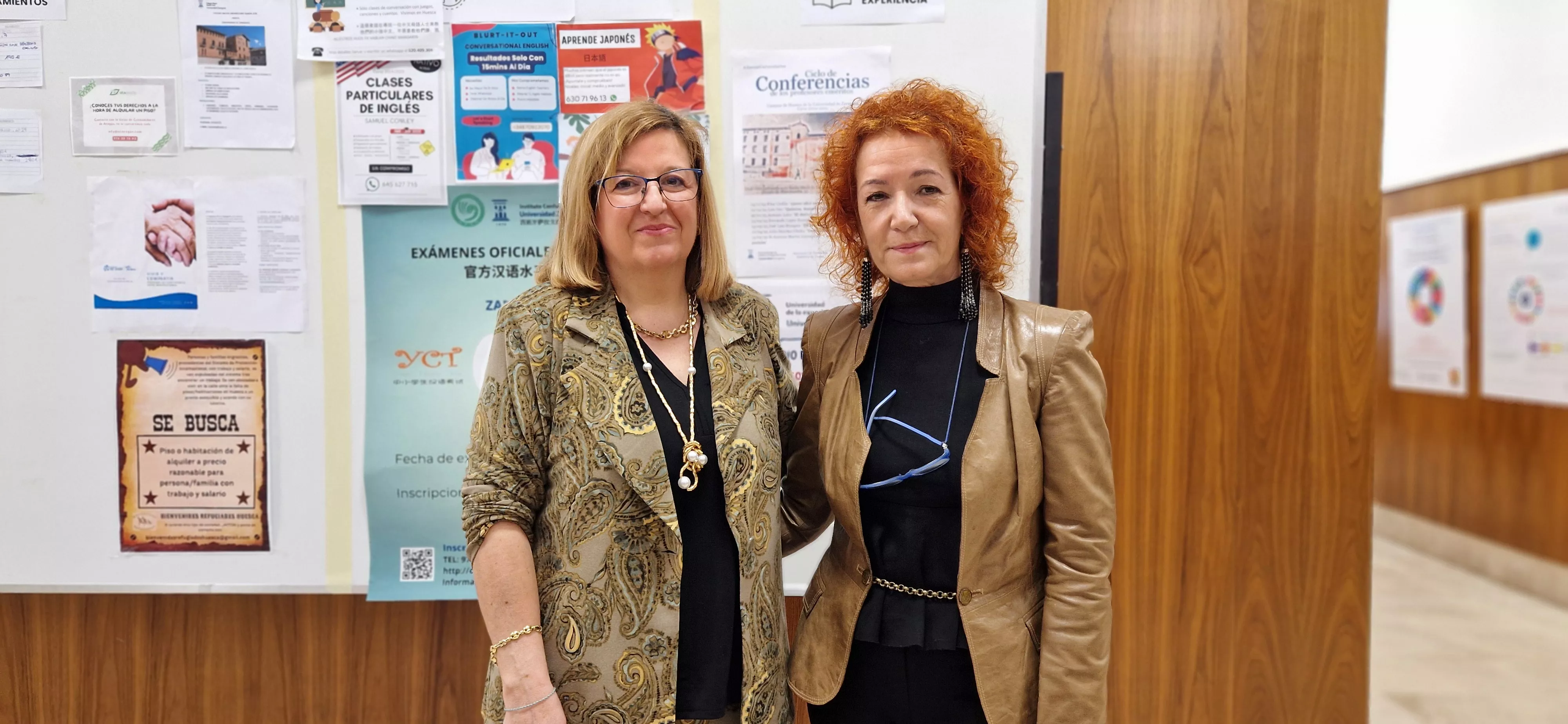 Marta Liesa y Esther Puyal. Foto Myriam Martínez