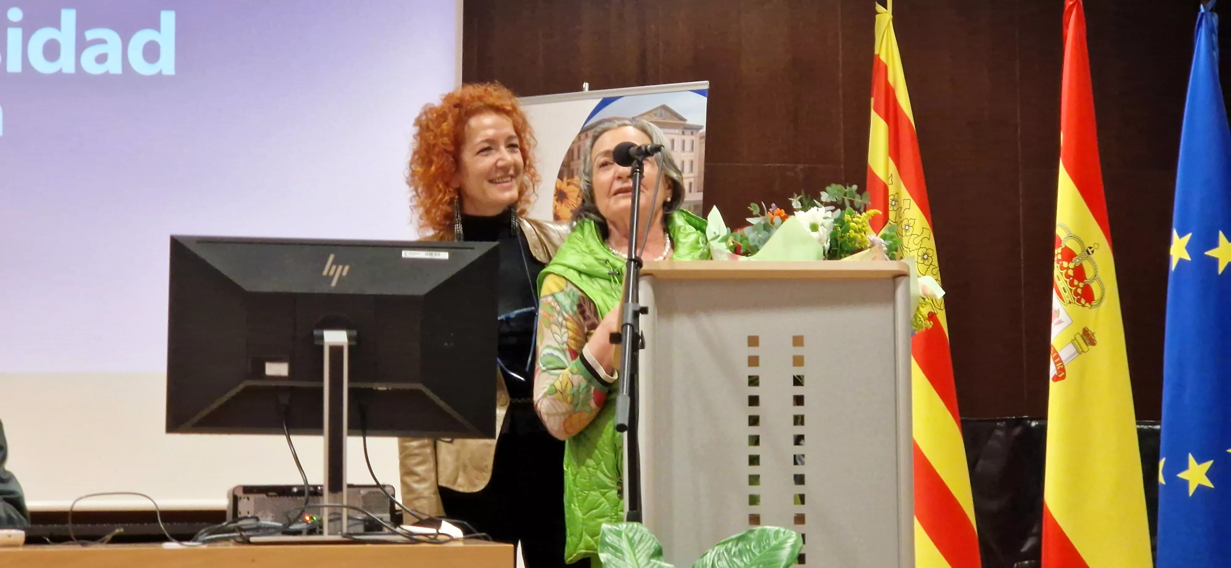 Elena Navasa ha recibido un homenaje. Foto Myriam Martínez