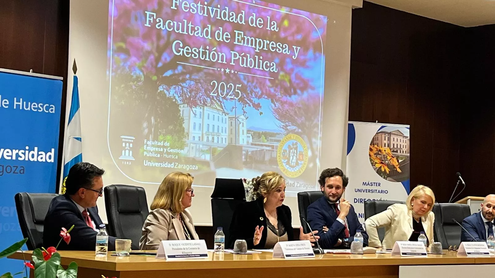 Acto de graduación de la Facultad de Empresa y Gestión Pública de Huesca 2025. Foto Mercedes Manterola