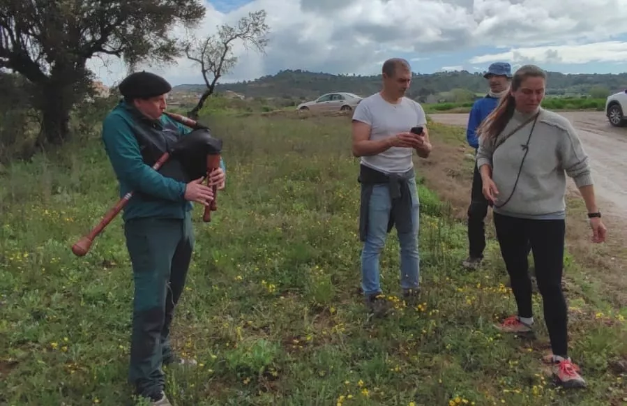Preparativos de los nabateros de la Galliguera en Biscarrués.