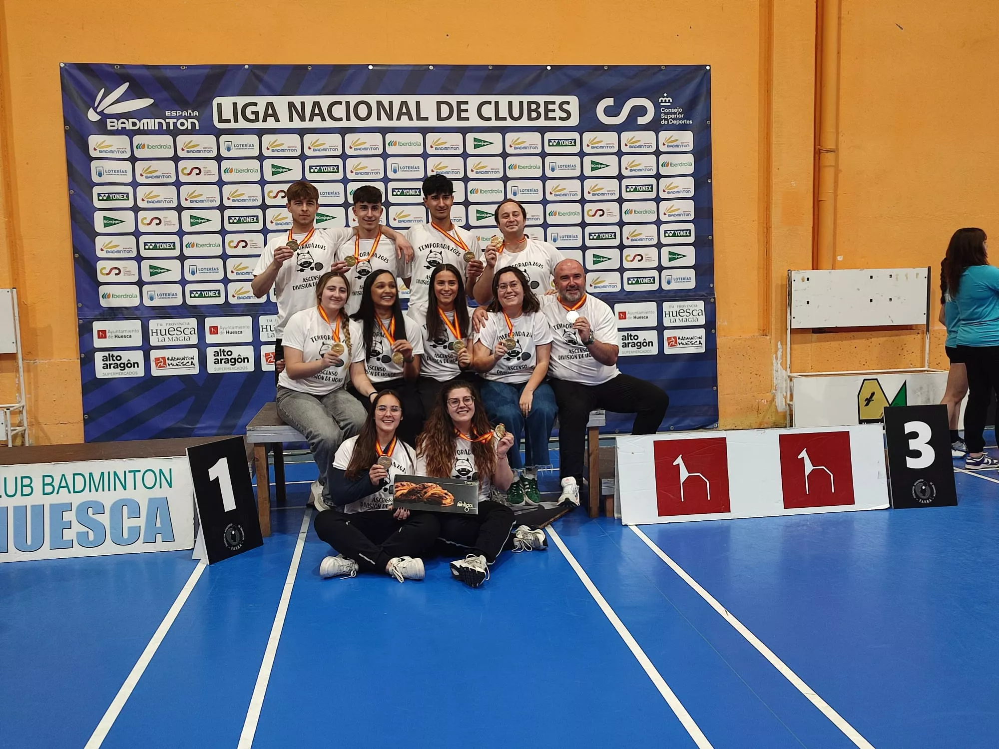 Badminton Huesca La Magia asciende a División de Honor 
