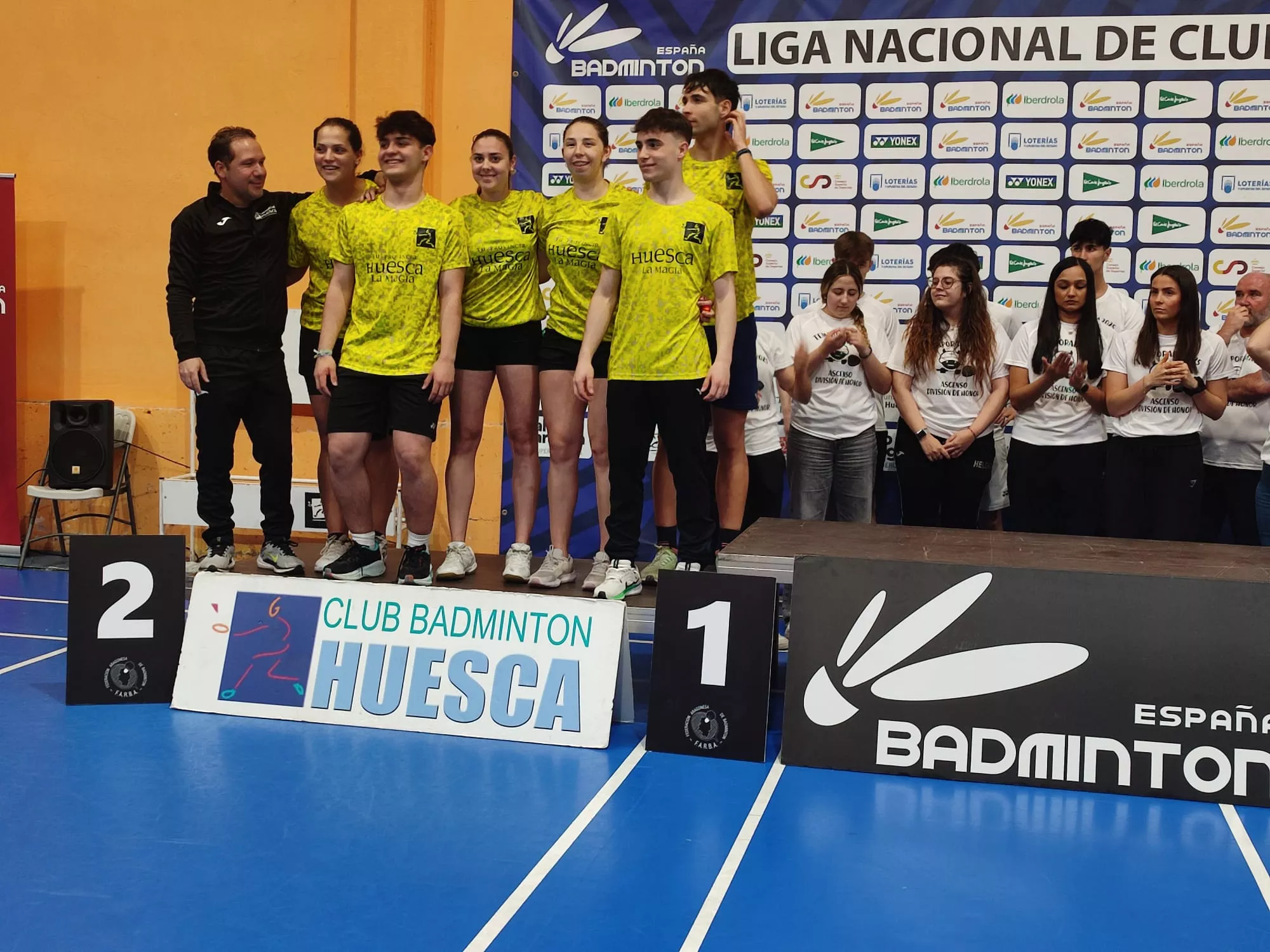 Badminton Huesca La Magia asciende a División de Honor 