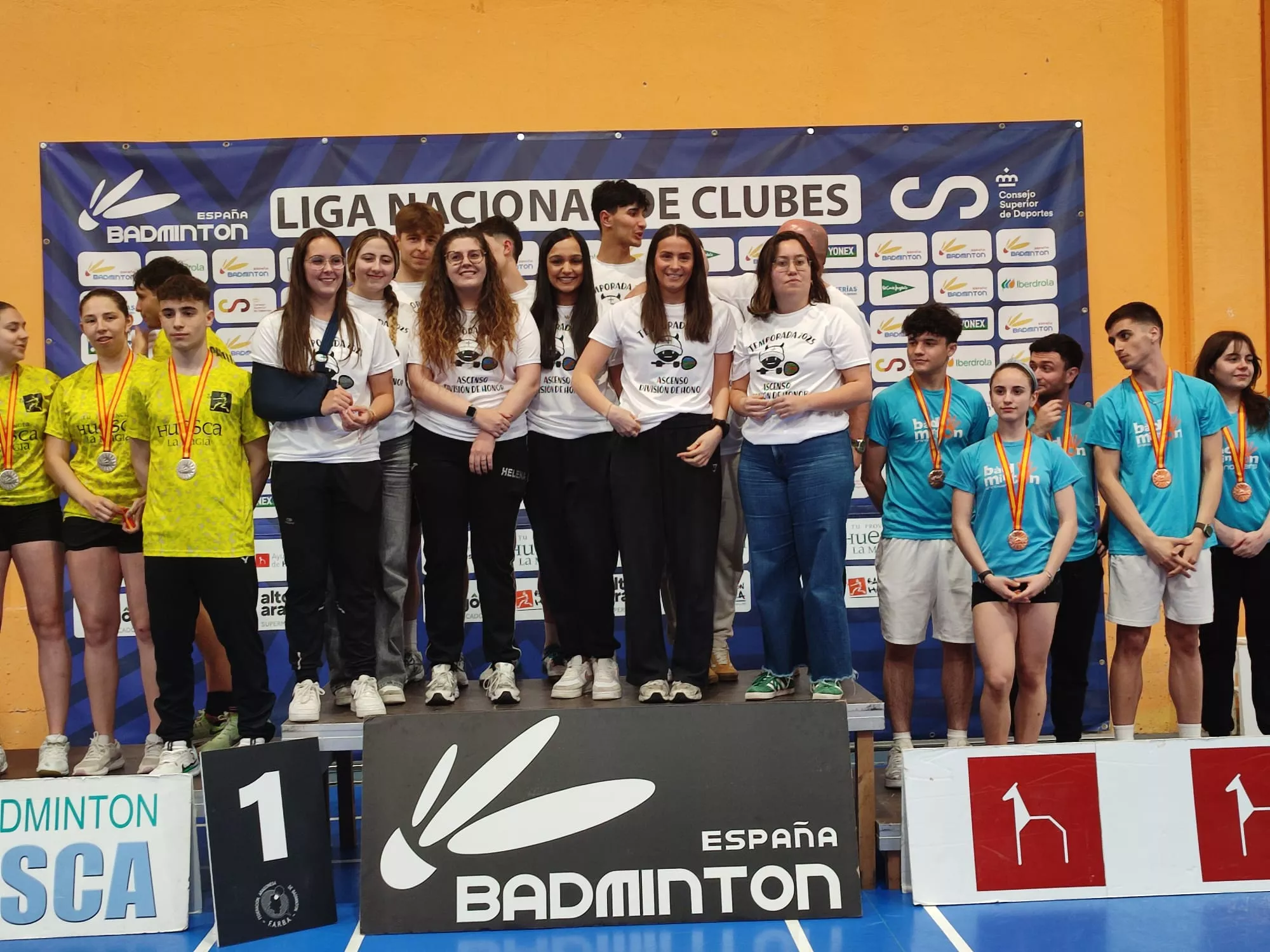 Badminton Huesca La Magia asciende a División de Honor 